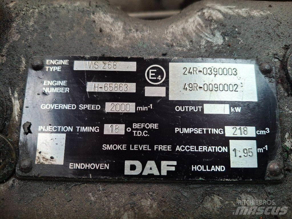 DAF WS268 Varikliai