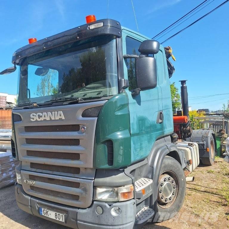 Scania R 380 Automobiliniai kranai