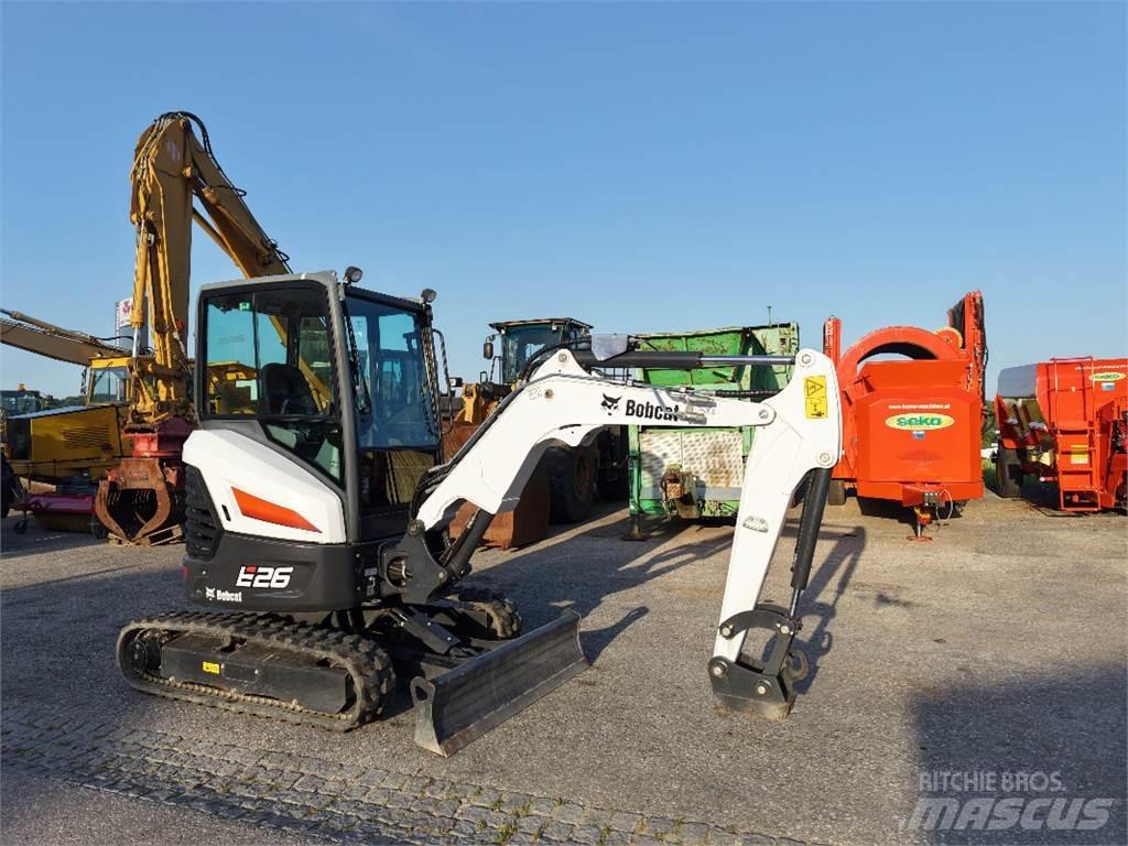 Bobcat E26 Mini ekskavatoriai < 7 t