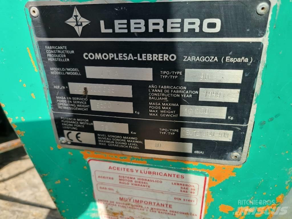 Lebrero VTA90 Porinių būgnų volai