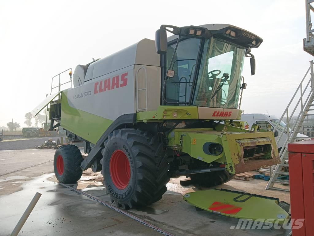 CLAAS Lexion 570 Derliaus nuėmimo kombainai