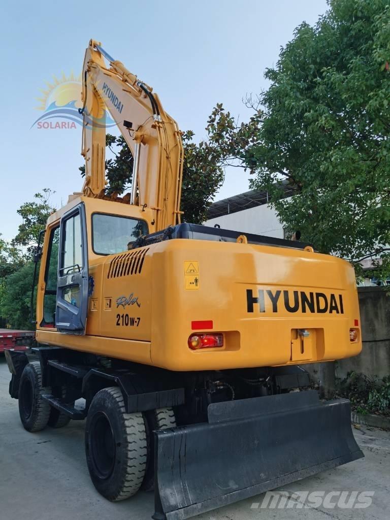 Hyundai robex 210w-7 Ratiniai ekskavatoriai