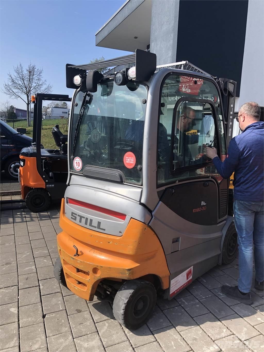 Still RX60-30 Elektriniai šakiniai krautuvai