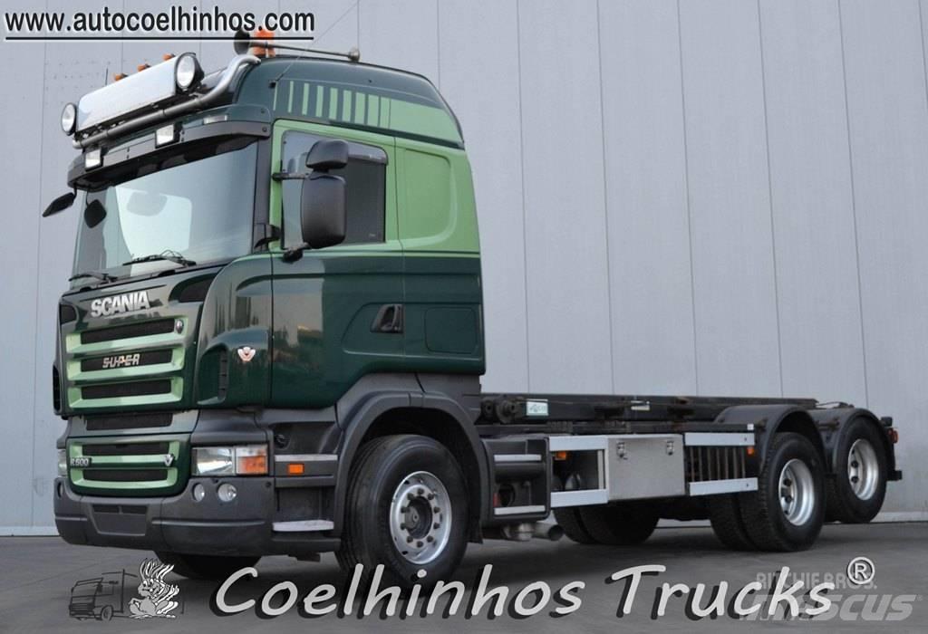 Scania R 500 Konteinerių nuožulnaus pakėlimo ant platformos krautuvai