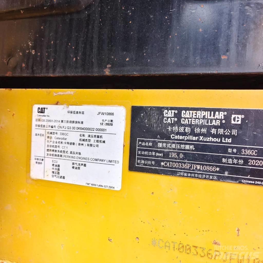 CAT 336GC Vikšriniai ekskavatoriai
