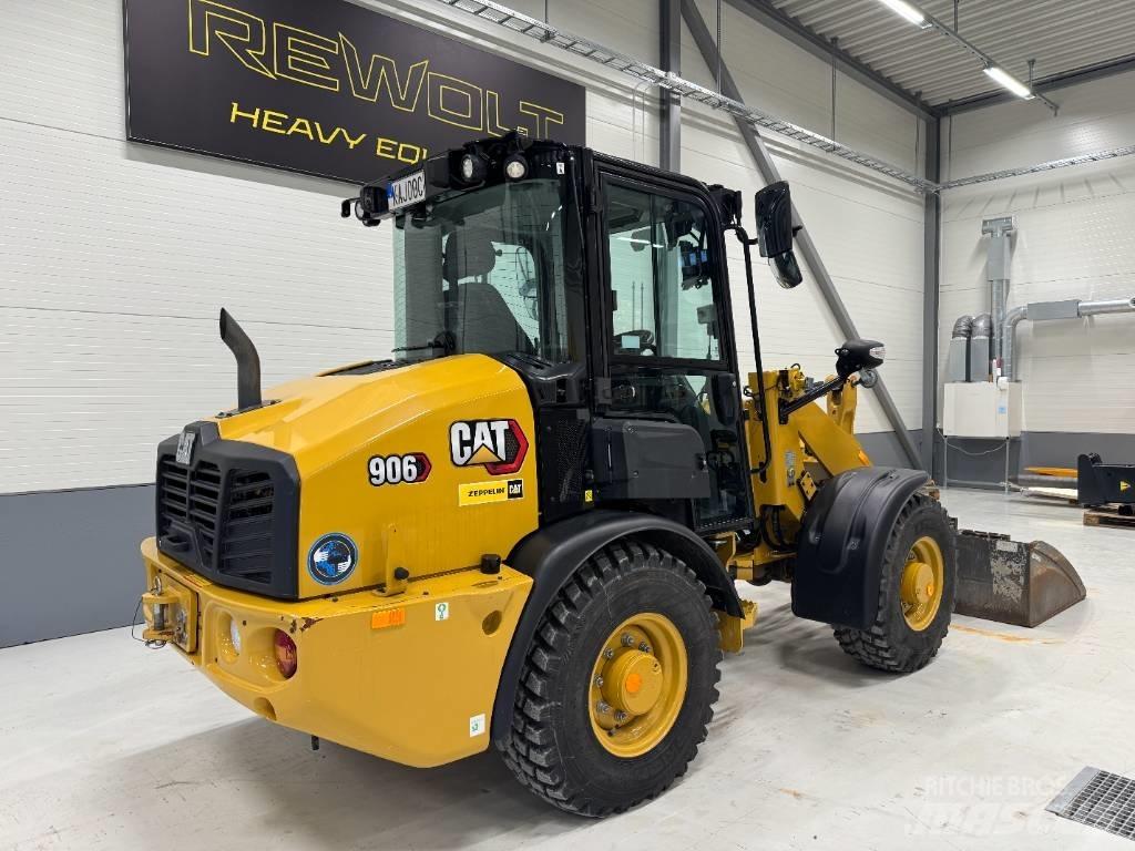 CAT 906 Naudoti ratiniai krautuvai