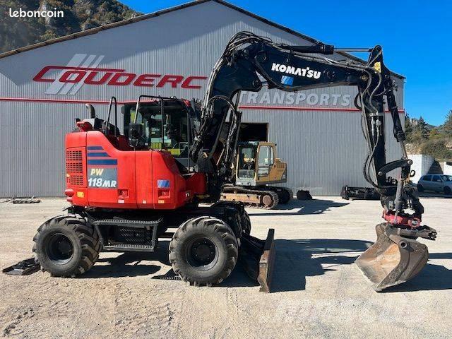 Komatsu PW 118 Ratiniai ekskavatoriai