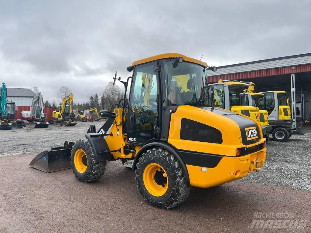 JCB 406 - Uthyres Naudoti ratiniai krautuvai