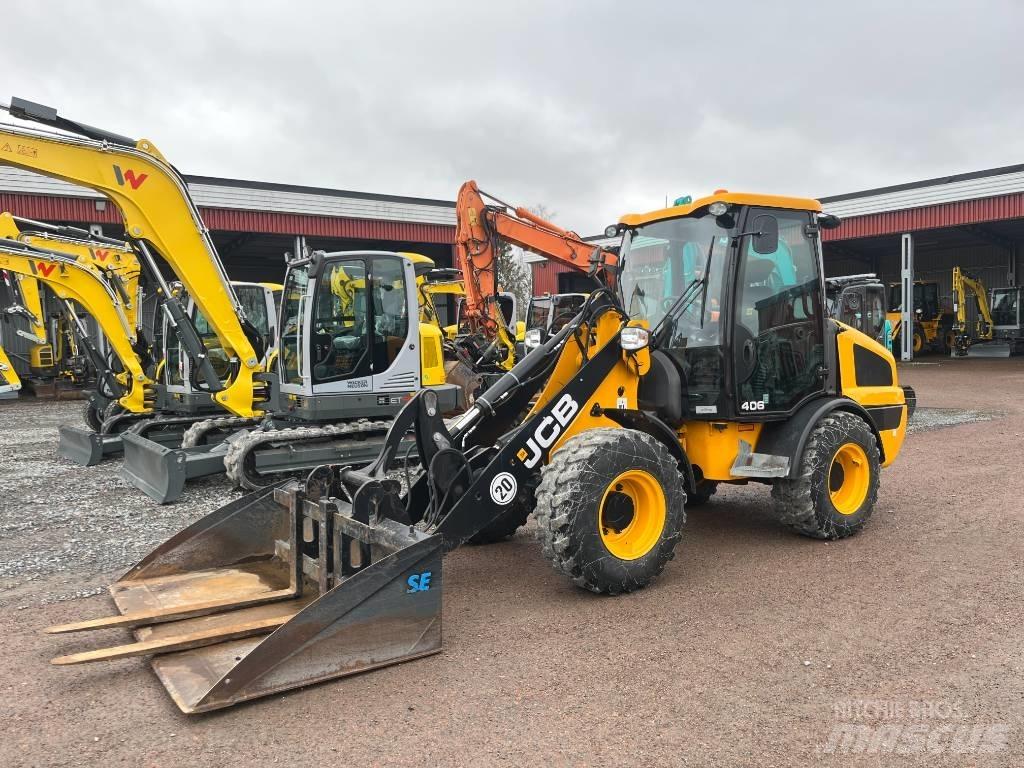 JCB 406 - Uthyres Naudoti ratiniai krautuvai