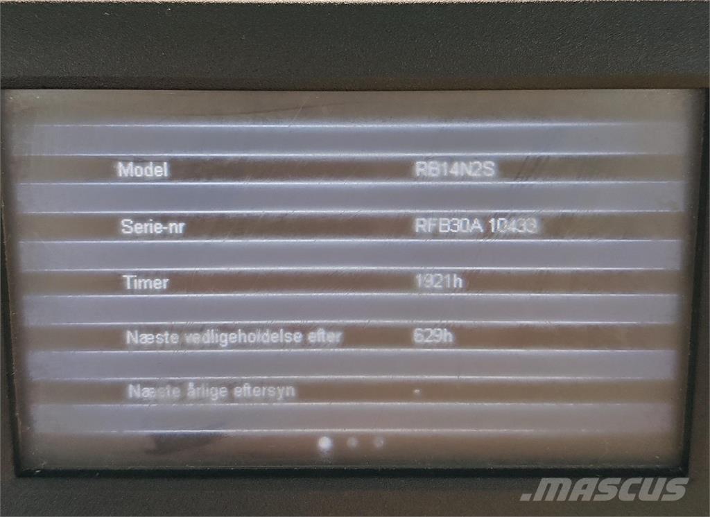 Mitsubishi RB14N2S Šakiniai krautuvai su prailgintu keltuvu