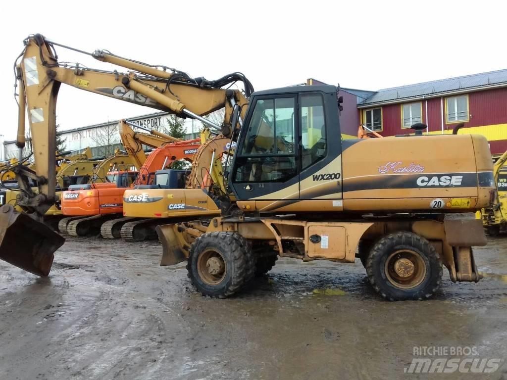 CASE WX 200 Ratiniai ekskavatoriai