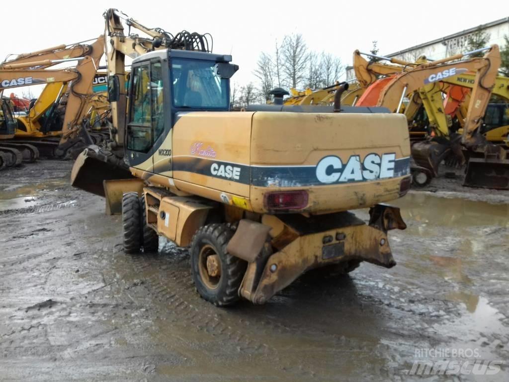 CASE WX 200 Ratiniai ekskavatoriai