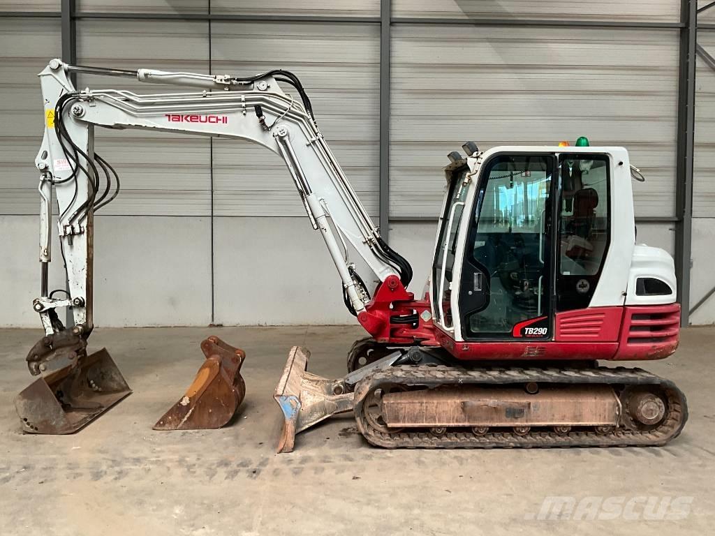 Takeuchi TB 290 Vidutinės galios ekskavatoriai 7-12 t