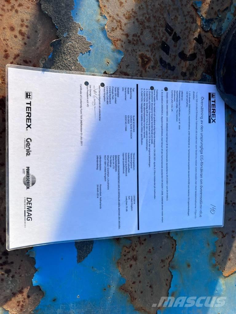 Genie GS 2632 Žirkliniai keltuvai