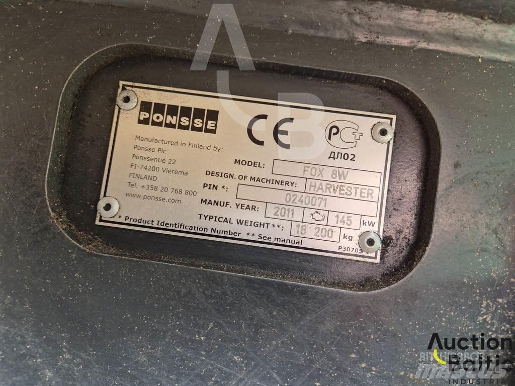 Ponsse Fox 8W Miško technika (Harvesteriai)