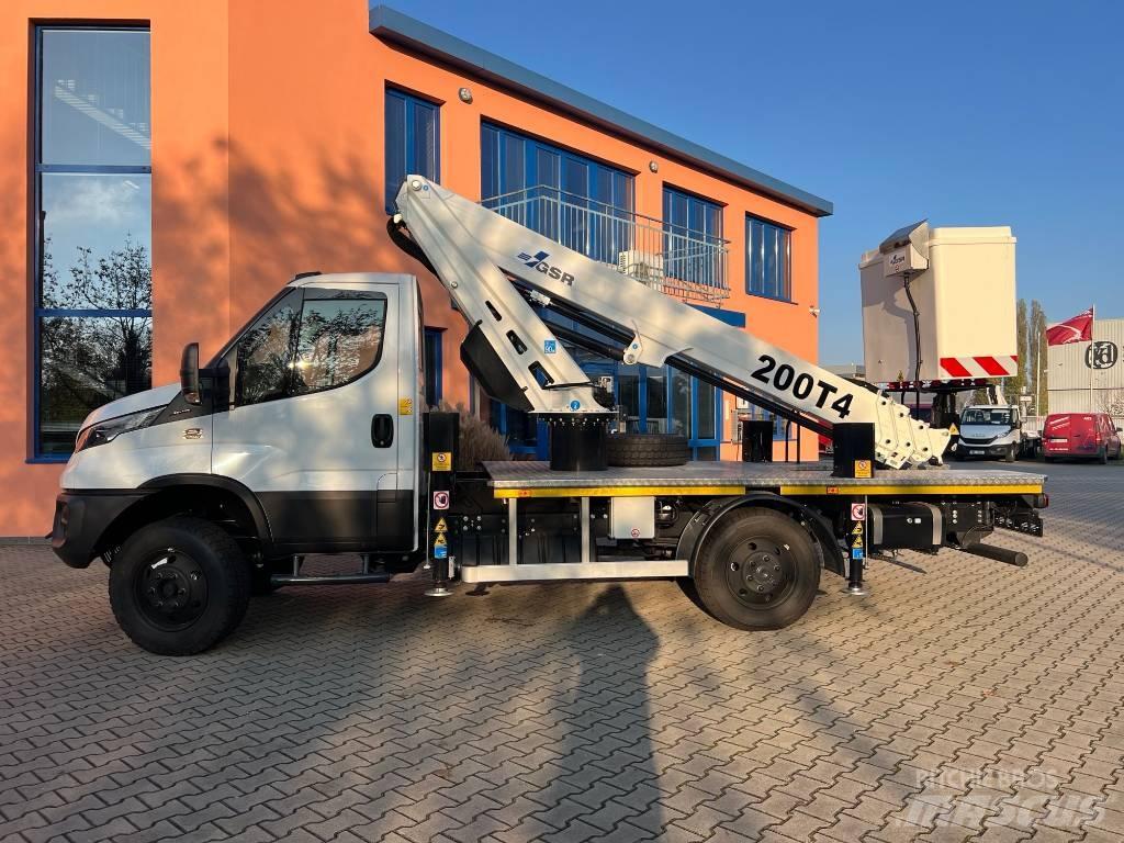 GSR B200T4 Ant vilkikų montuojamos kėlimo platformos