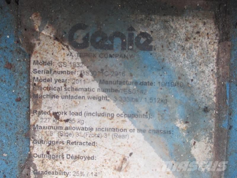 Genie GS 1932 Žirkliniai keltuvai