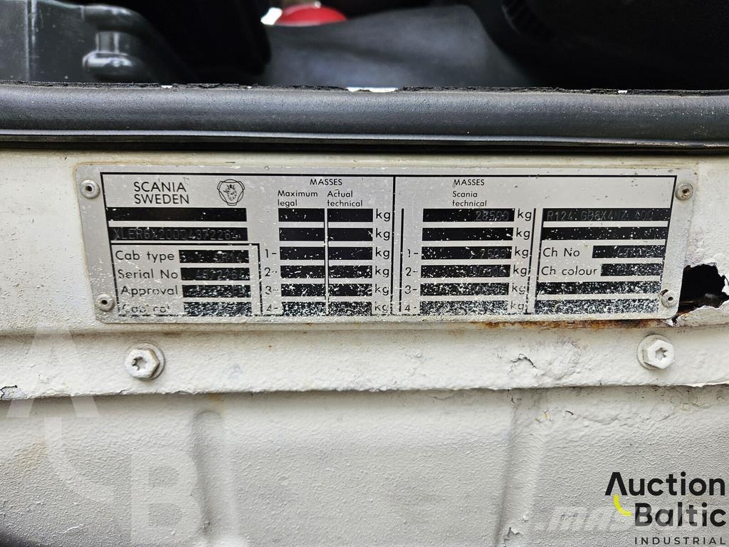 Scania R 124 GB Naudoti miškovežiai (Forvarderiai)