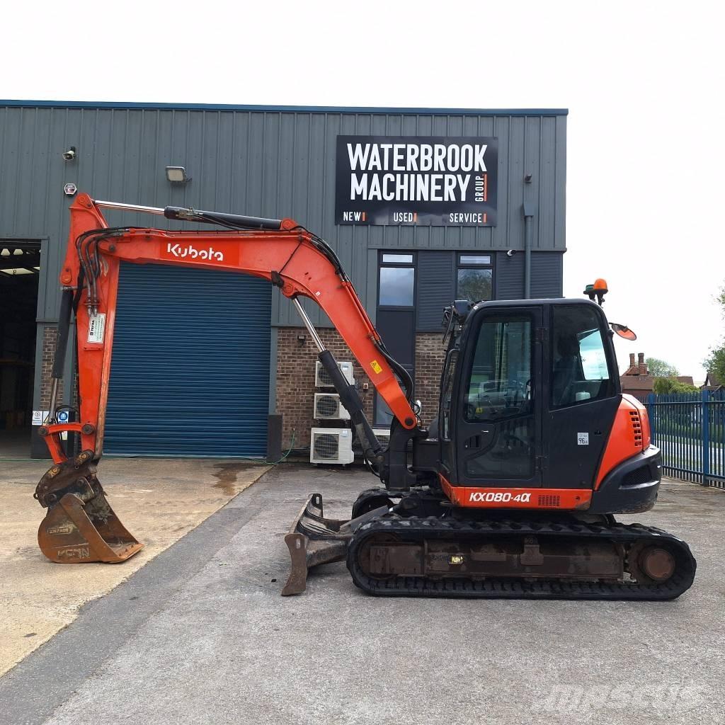Kubota KX 080-4 Vidutinės galios ekskavatoriai 7-12 t