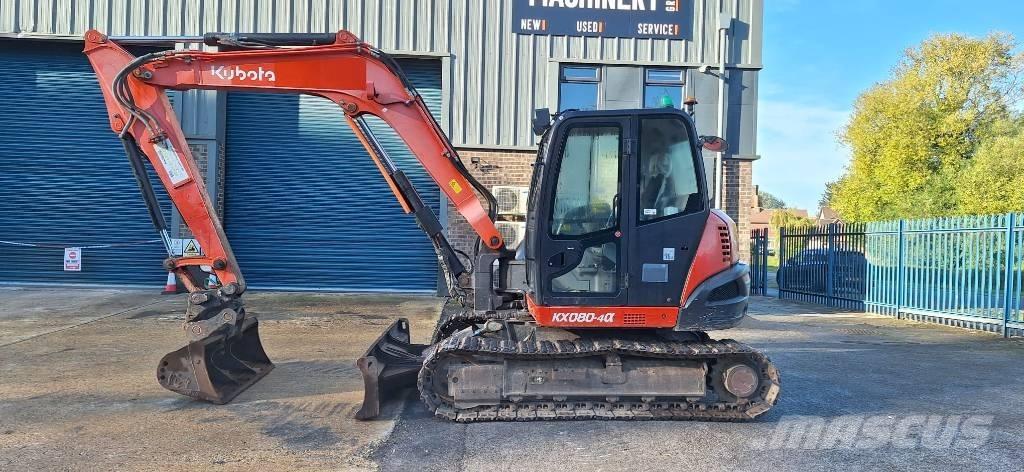 Kubota KX 080-4 Vidutinės galios ekskavatoriai 7-12 t