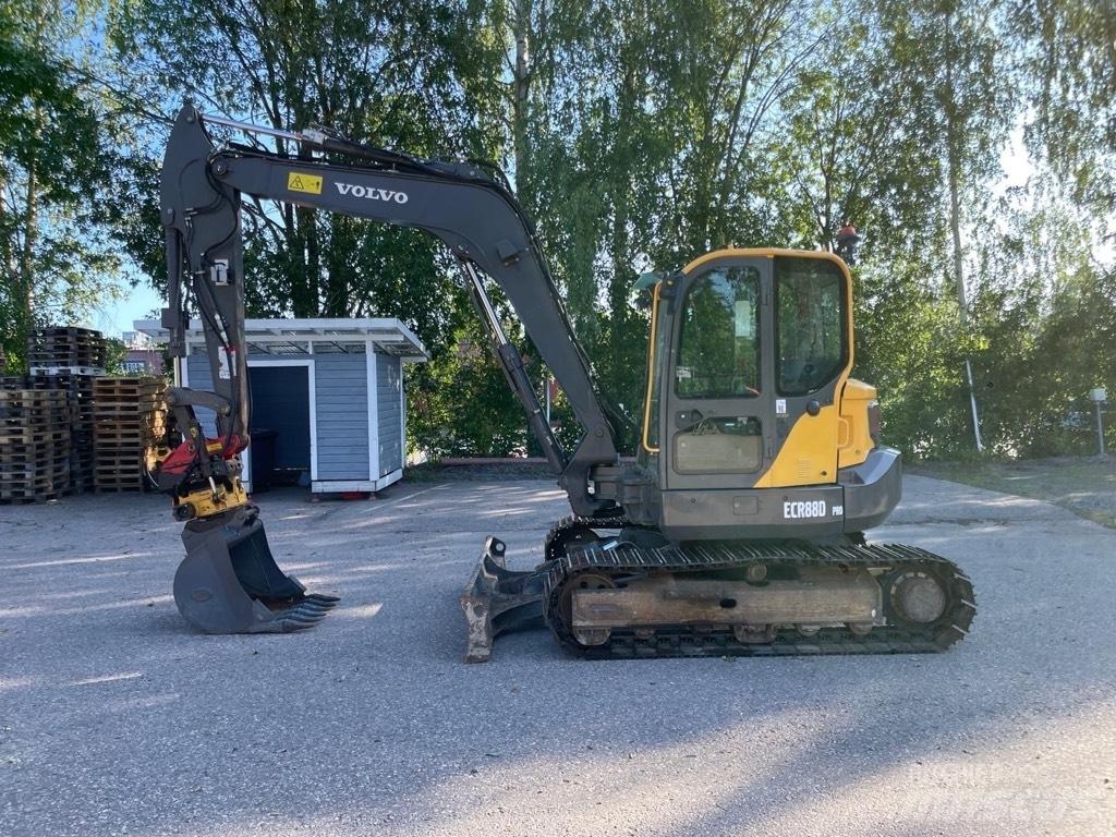Volvo ECR 88 D Pro Vidutinės galios ekskavatoriai 7-12 t