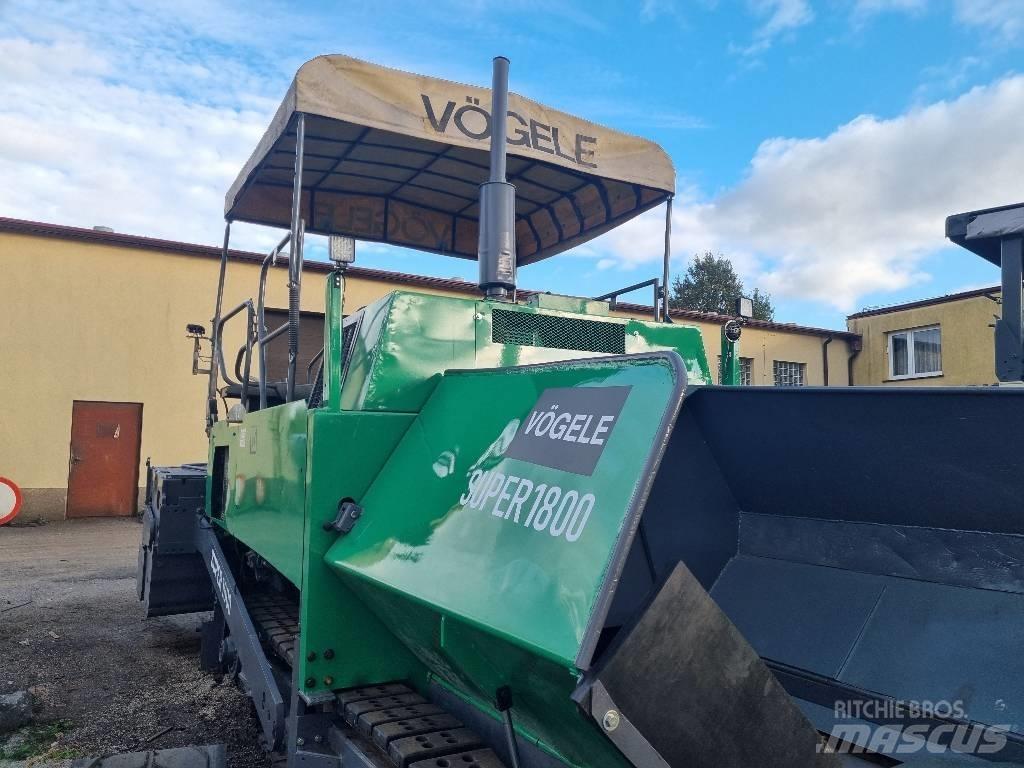Vögele super 1800 Asfalto klotuvai