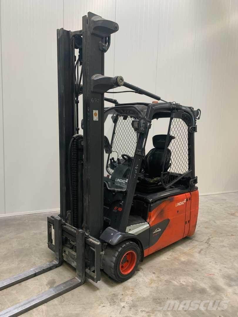 Linde E18L Elektriniai šakiniai krautuvai
