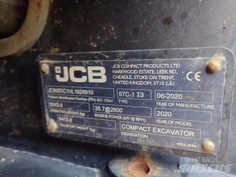 JCB 57 C-1 Mini ekskavatoriai < 7 t