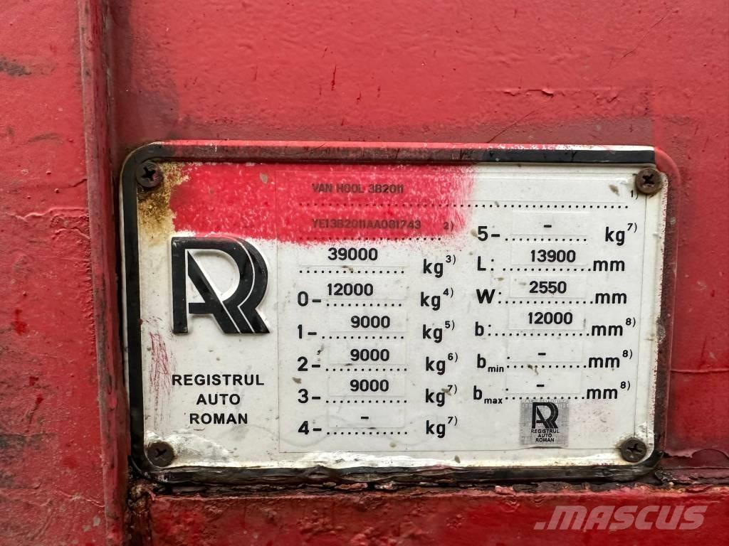 Van Hool 3 Axle Žemo iškrovimo puspriekabės