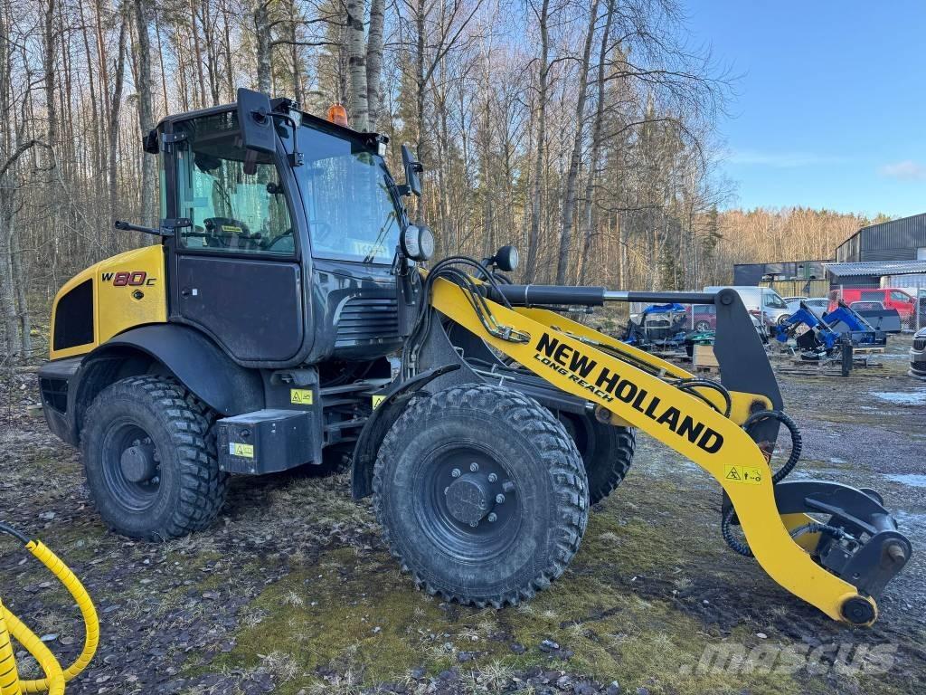 New Holland W 80 C Naudoti ratiniai krautuvai