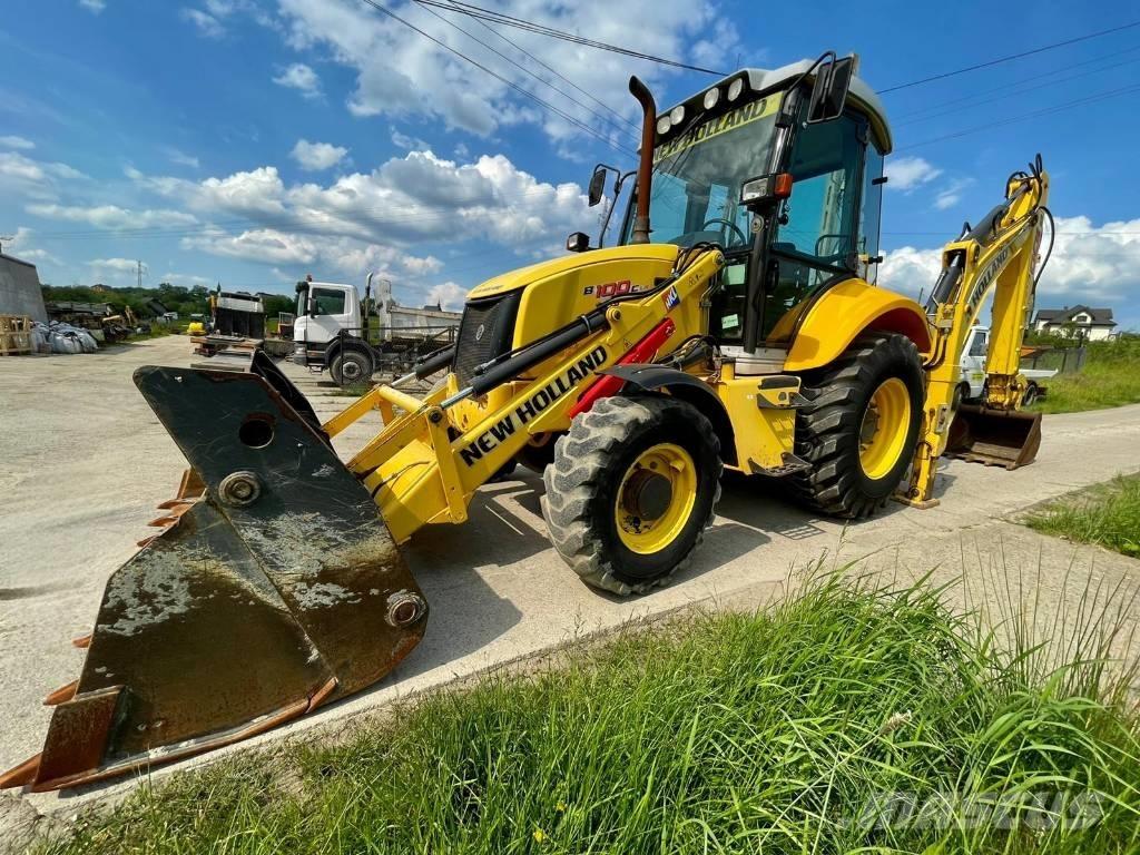 New Holland B 100 C Ekskavatoriniai krautuvai