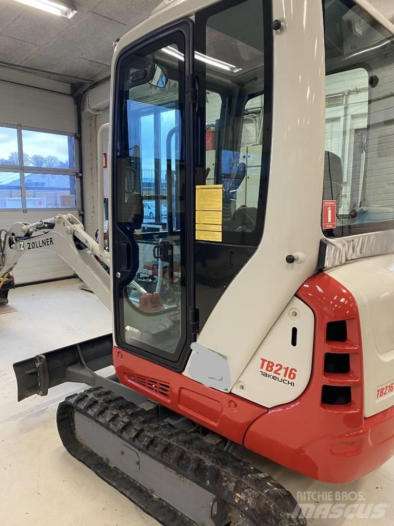 Takeuchi TB 216 Mini ekskavatoriai < 7 t