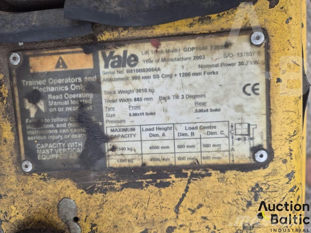 Yale GDP16AF Dyzeliniai krautuvai