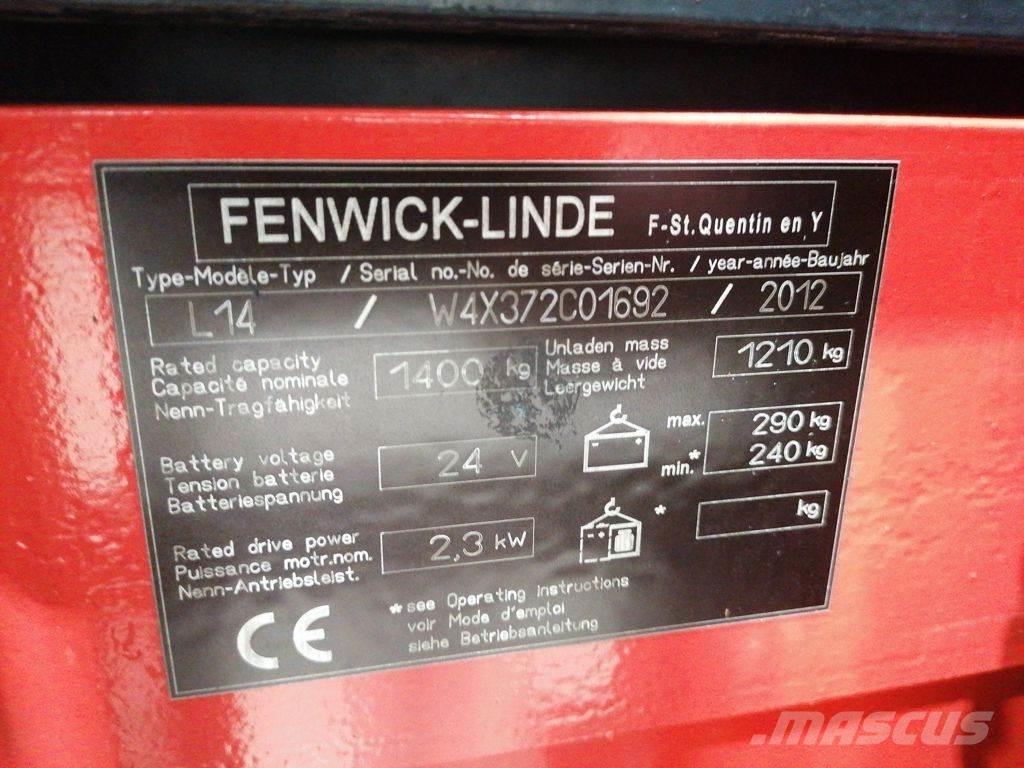 Linde L14 Rankiniai vėžimėliai