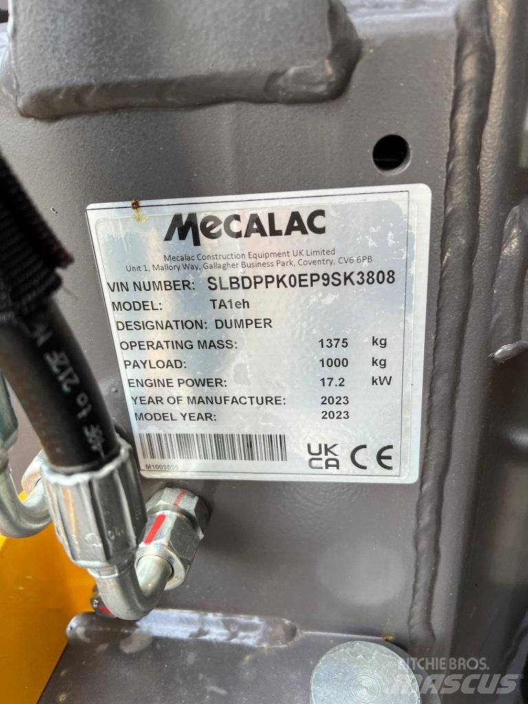 Mecalac TA 1 EH Karjeriniai savivarčiai