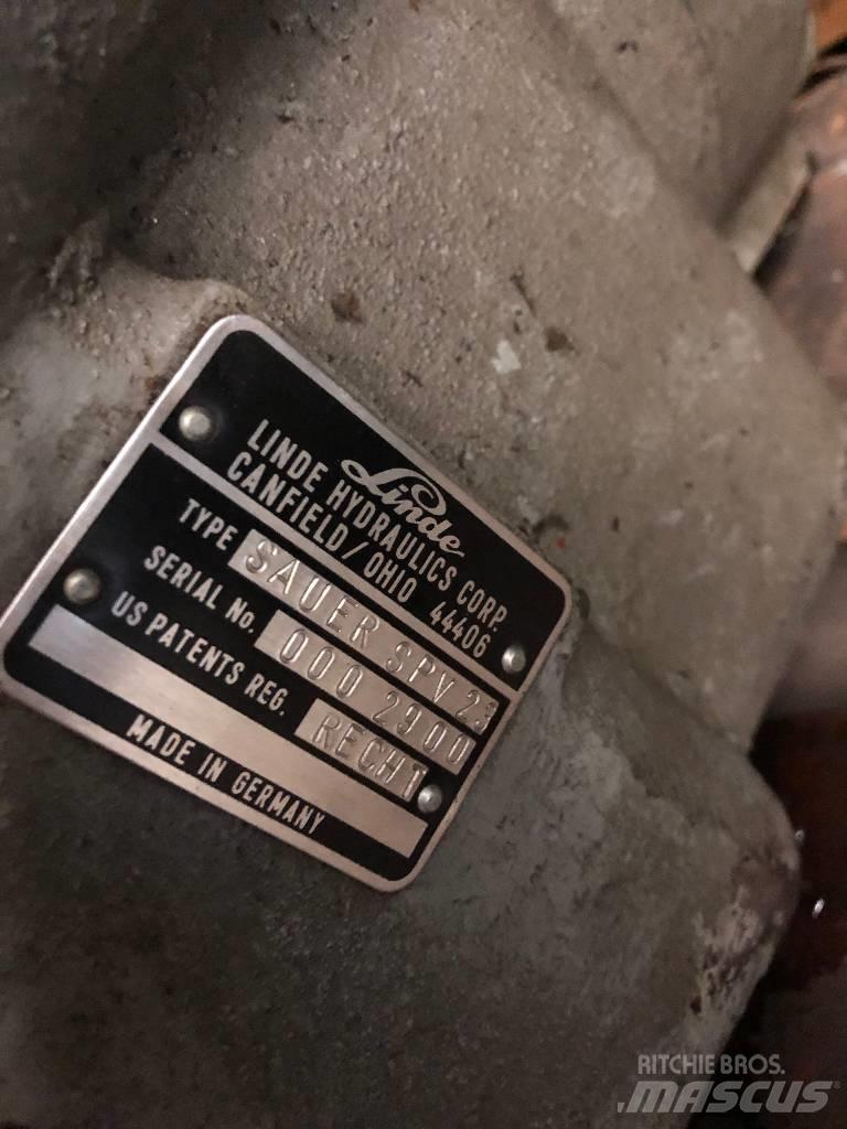 Sauer Danfoss SPV 23 Kiti naudoti statybos komponentai