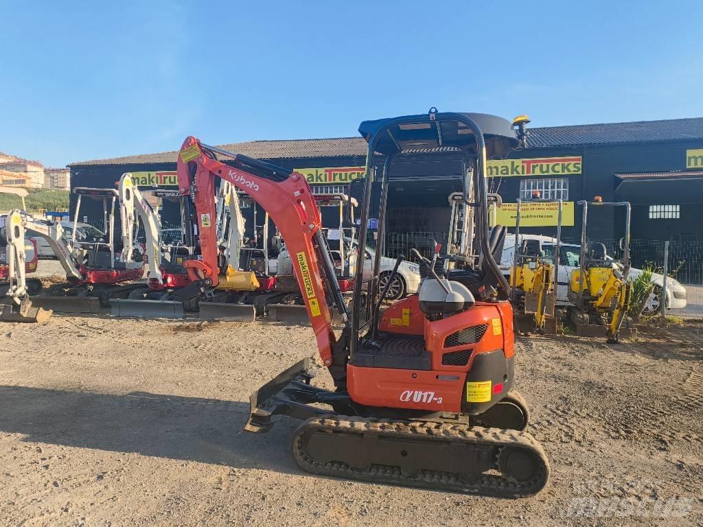 Kubota U 17-3 Mini ekskavatoriai < 7 t
