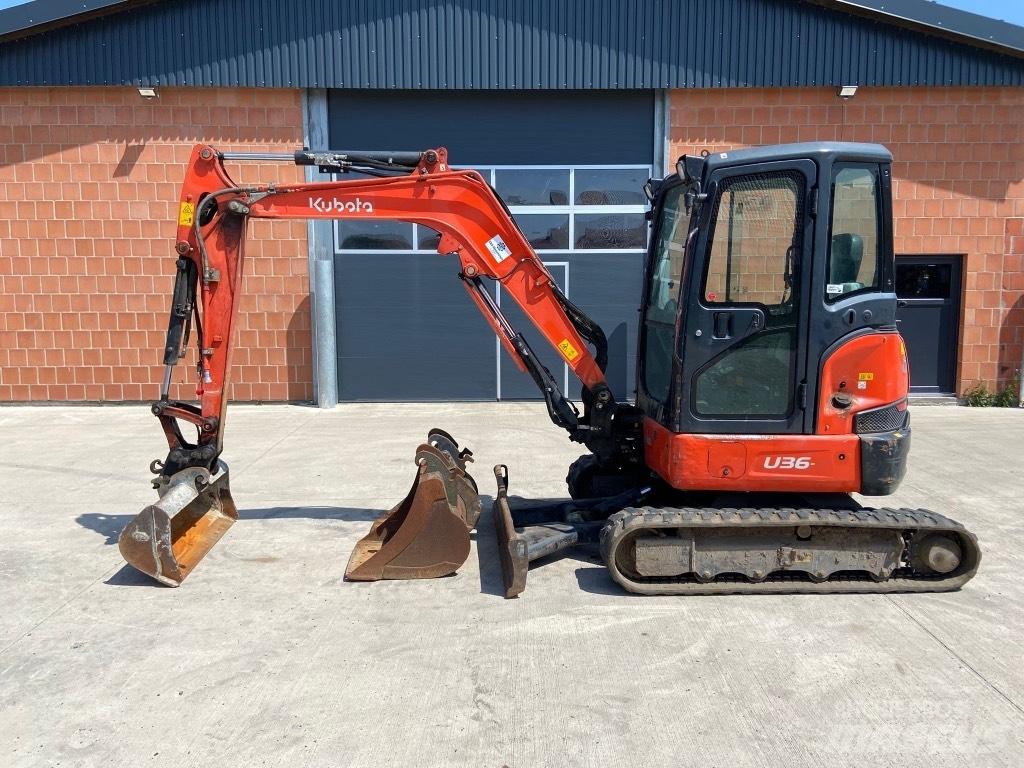 Kubota U 36-4 Mini ekskavatoriai < 7 t