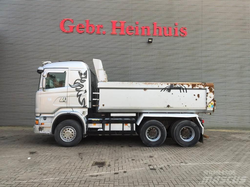 Scania R580 6x4 Savivarčių priekabų vilkikai