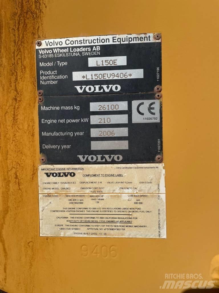 Volvo L150E Mini krautuvai