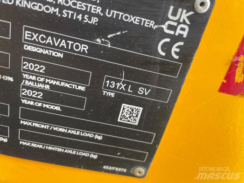 JCB 131 X Vikšriniai ekskavatoriai