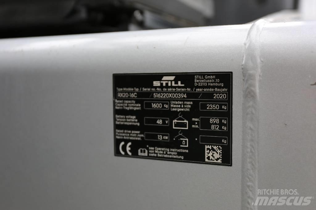 Still RX20-16 Elektriniai šakiniai krautuvai