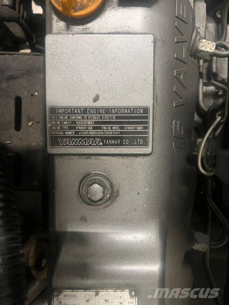 Yanmar 4TNV84T-GGEH Mini ekskavatoriai < 7 t