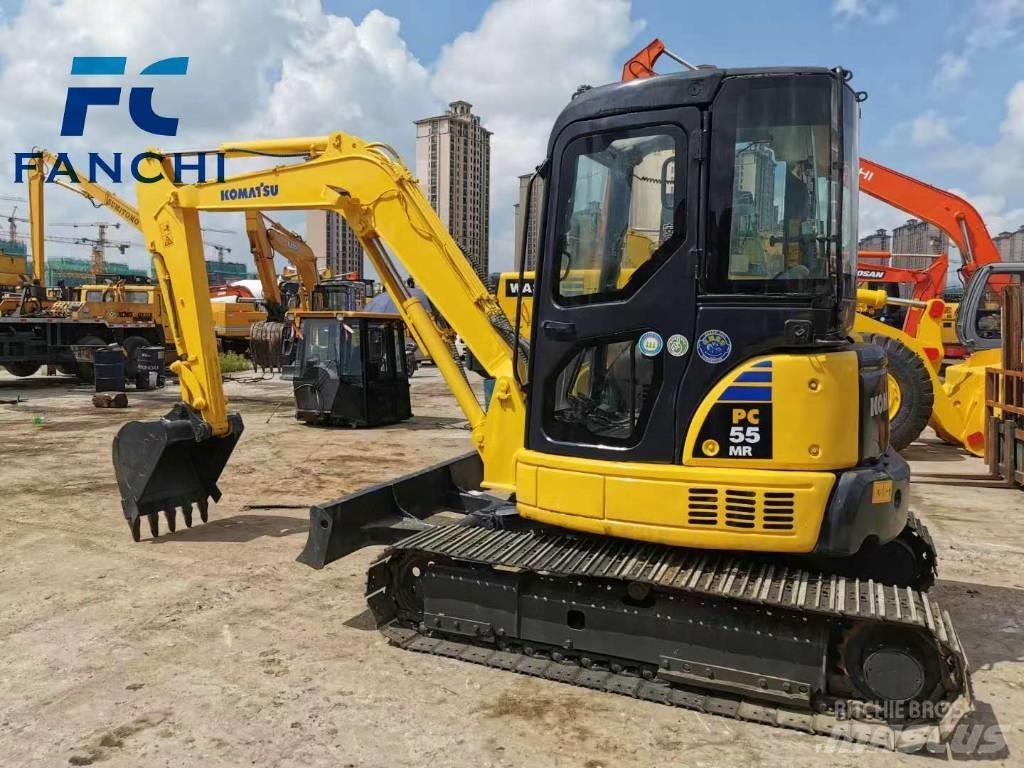 Komatsu pc55mr Vikšriniai ekskavatoriai