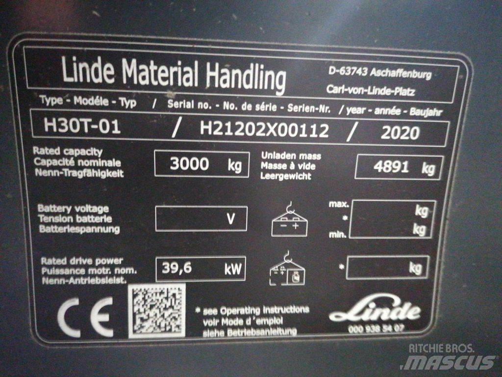 Linde H30T-01 LPG (dujiniai) krautuvai