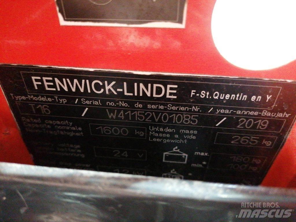 Linde T16 Mažų aukščių keltuvai