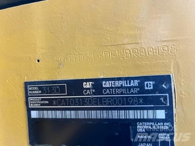 CAT 313 D Vikšriniai ekskavatoriai