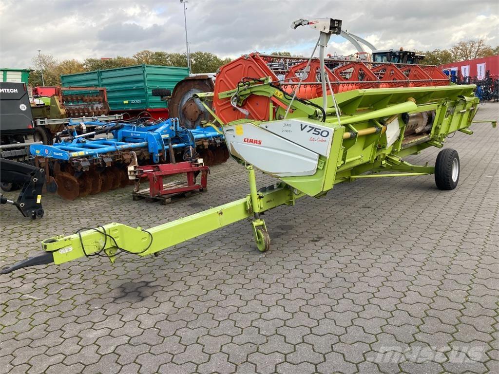 CLAAS V750 Medžių kirtimo mašinų darbinės galvos