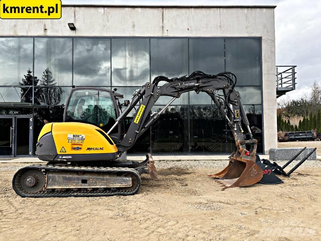 Mecalac 8 M CR Vidutinės galios ekskavatoriai 7-12 t