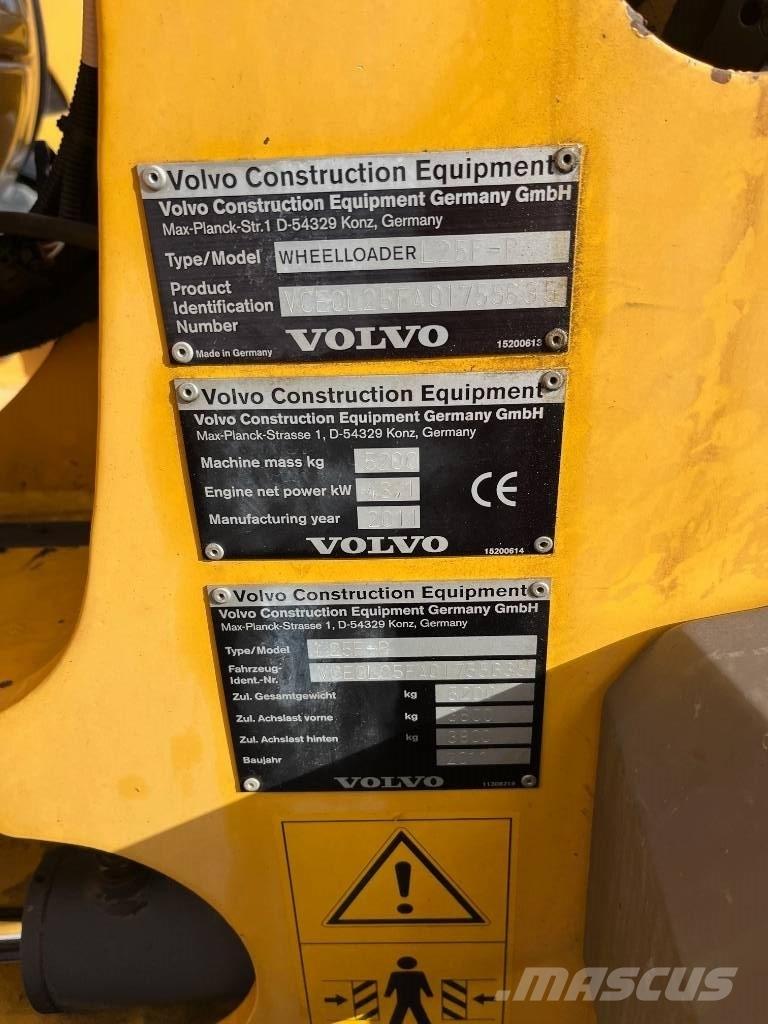 Volvo L 25 F Naudoti ratiniai krautuvai